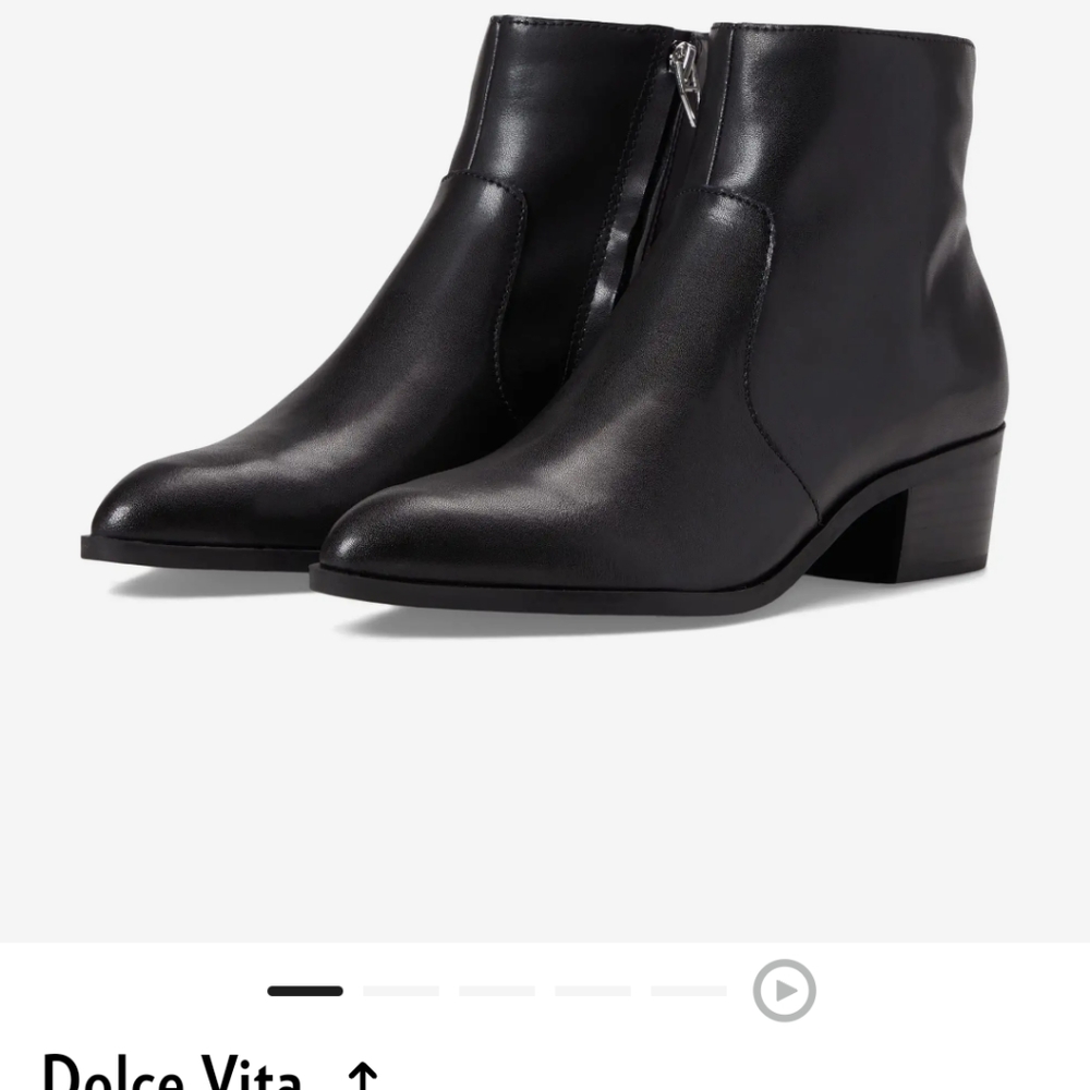 Dolce Vita Boots Black Ankle Booties